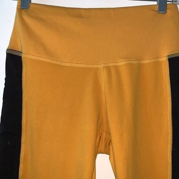 Yellow & Black Tracksuit Set With Hoodie & Striped Design L/XL - Picture 4 of 14